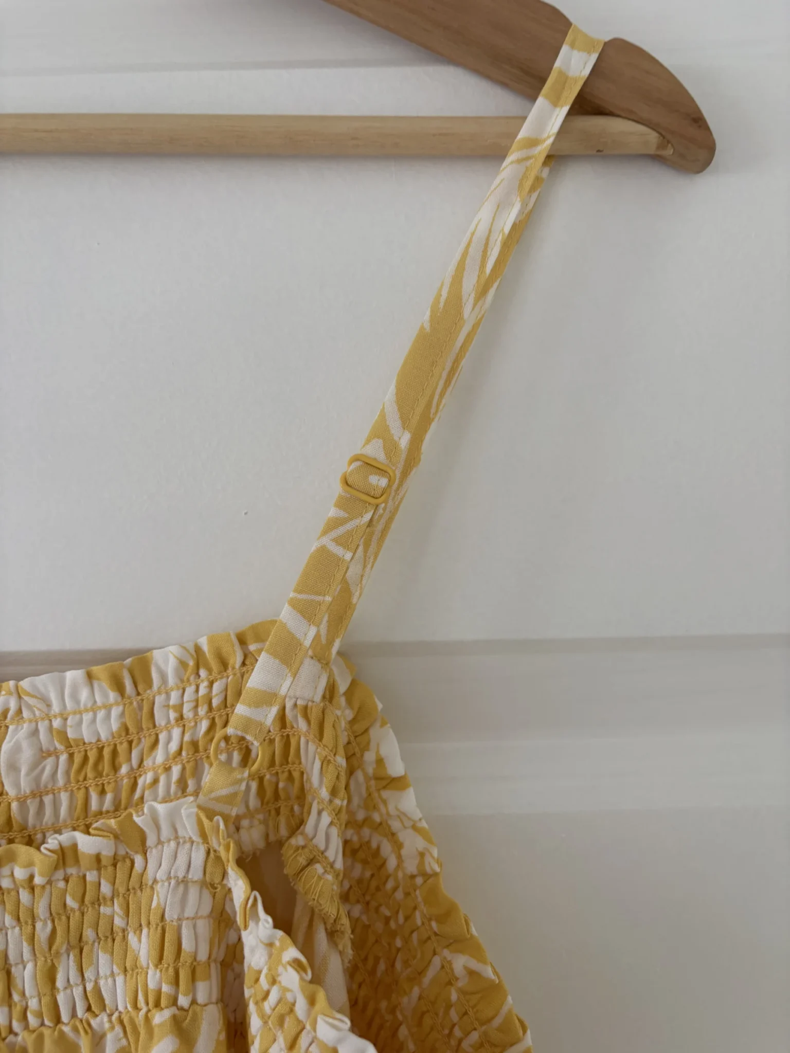 Image for Brand-new Old Navy yellow maxi dress with a floral print