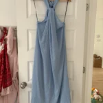 Featured thumbnail for Brand-new blue backless dress from H&M
