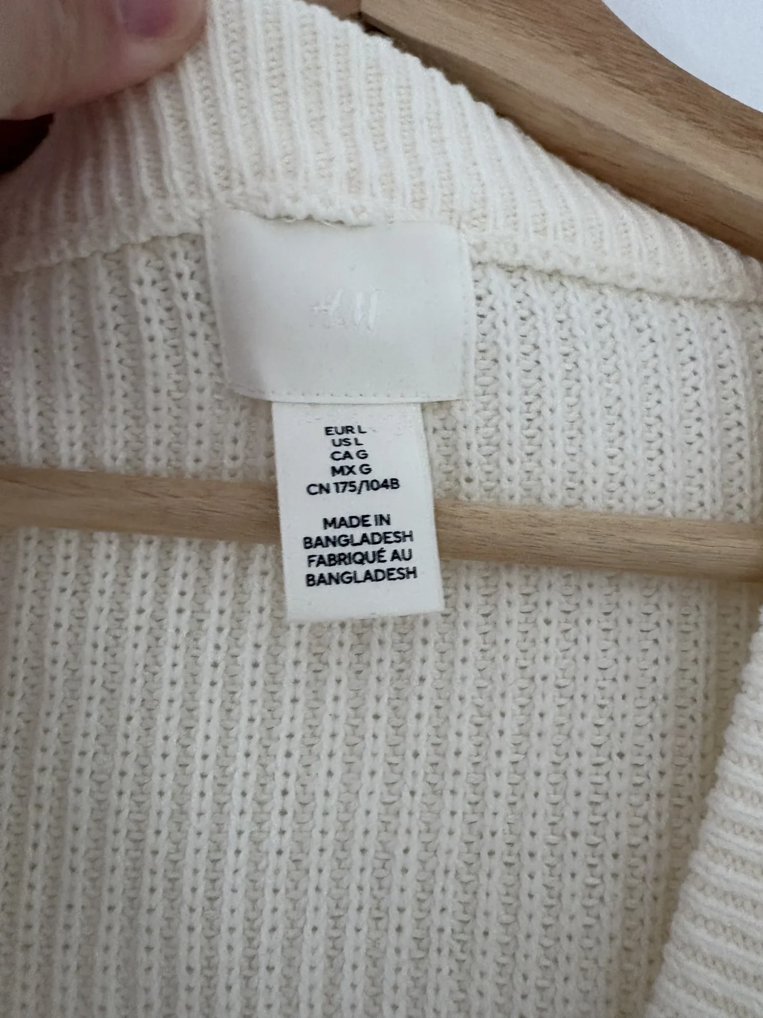 Image for H&M cream jacket