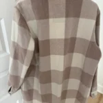 Thumbnail for Hollister cream and dusky pink shirt-style coat