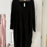 Featured thumbnail for Brand-new black fine-knit dress by Reitmans