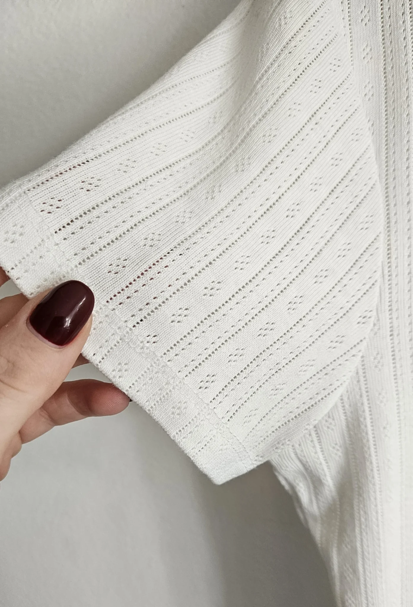 Image for 🌷Cardigan écourté - pointelle