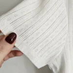 Thumbnail for 🌷Cardigan écourté - pointelle