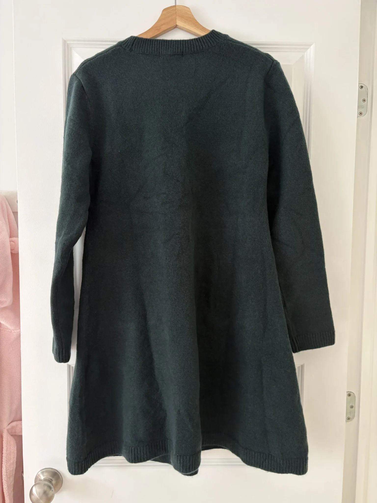 Image for Brand-new H&M forest green maternity knitted dress