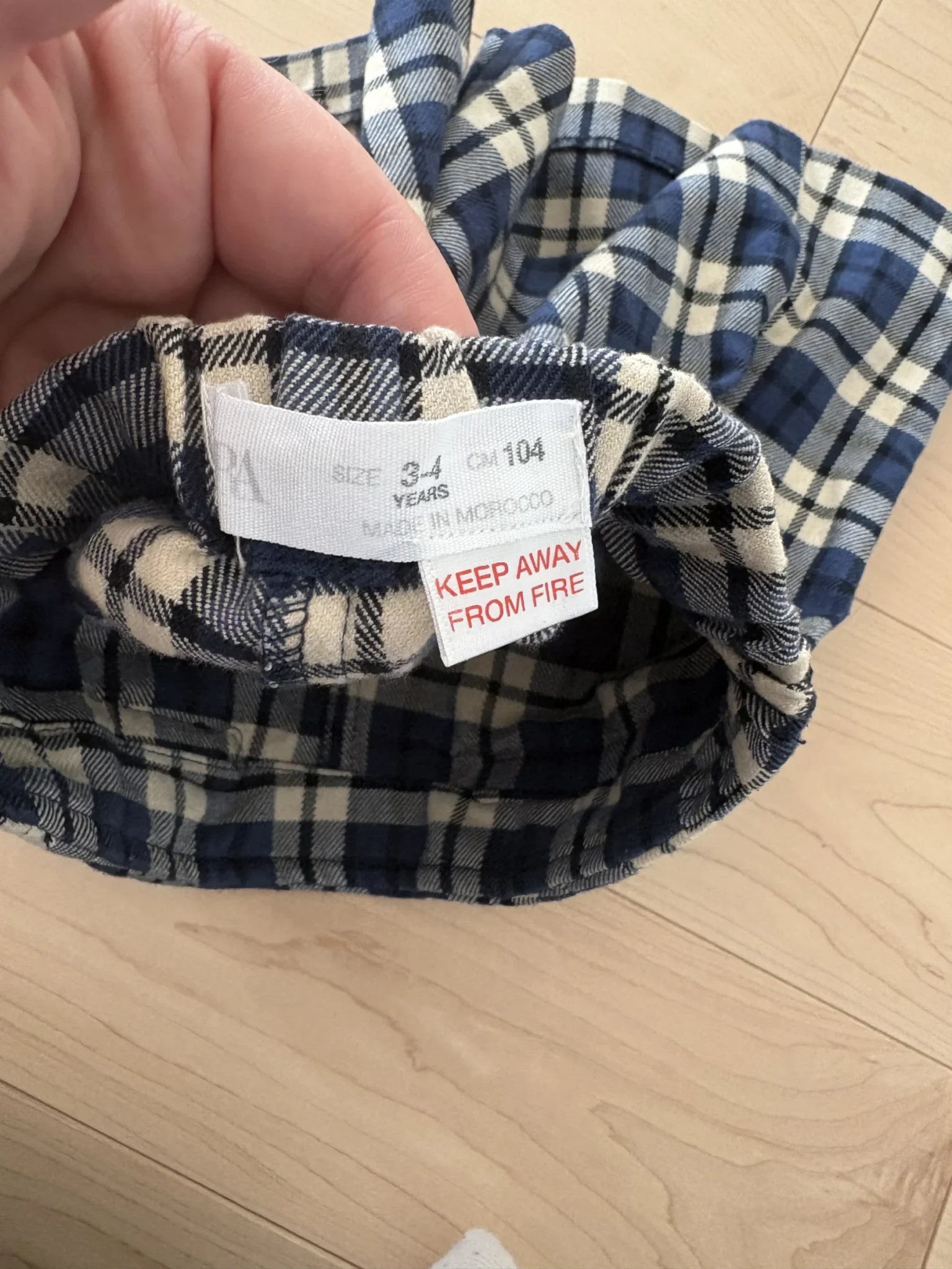 Image for Zara checked skirt-shorts
