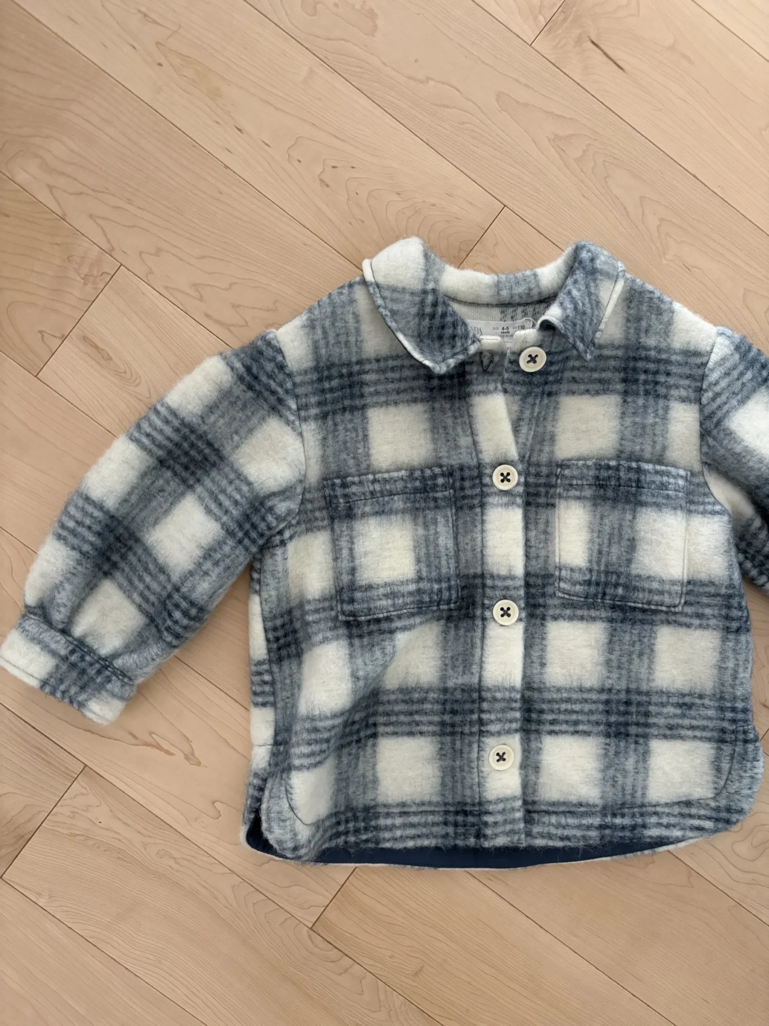 Image for Brand-new Zara shirt-style coat