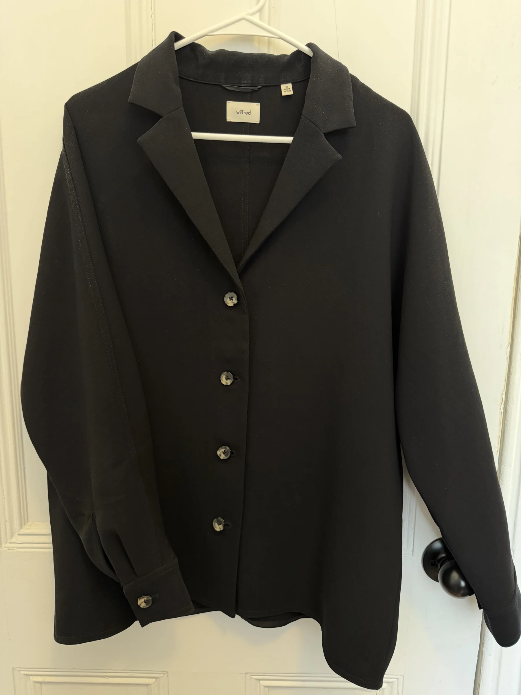 Wilfred / Aritzia – Freeform Shirt in Japanese crepe – M Aritzia seconde main