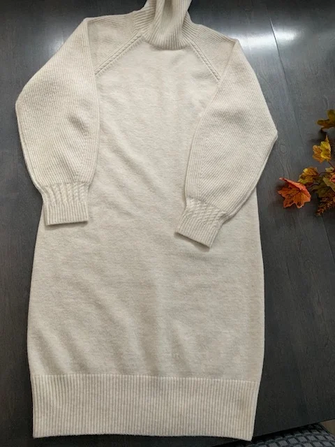 Image for Robe tricot col roulé