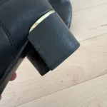 Thumbnail for Nine West black leather ankle boots