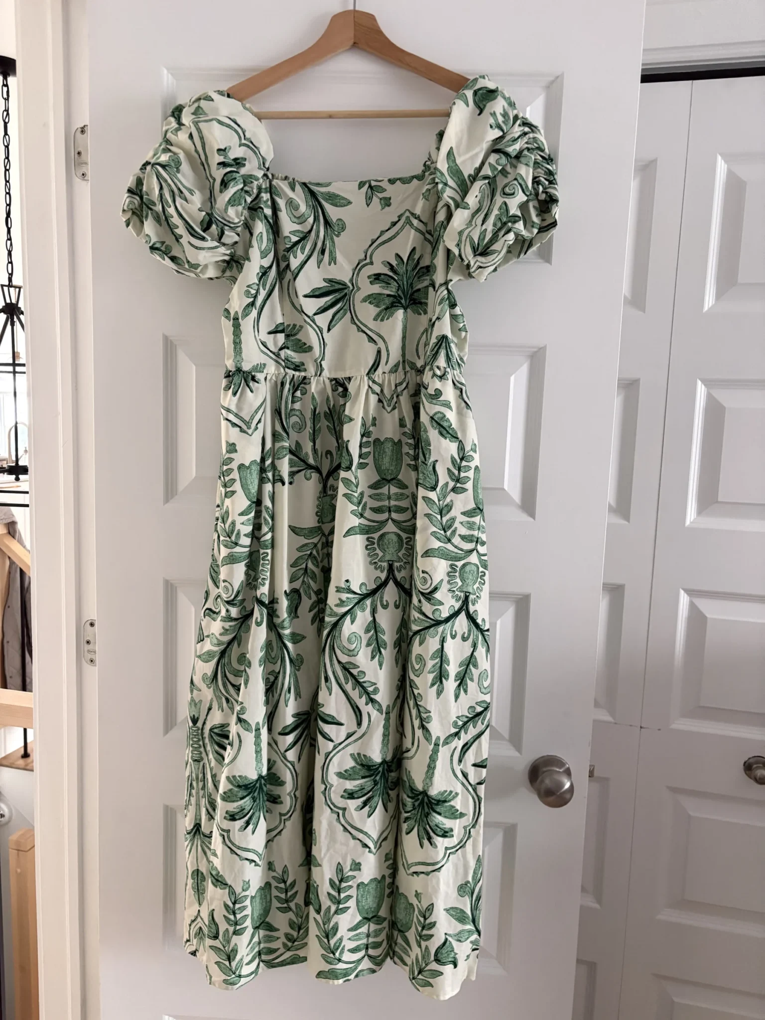 Featured image for Brand-new green and cream maxi dress by George