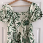 Thumbnail for Brand-new green and cream maxi dress by George