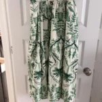 Thumbnail for Brand-new green and cream maxi dress by George