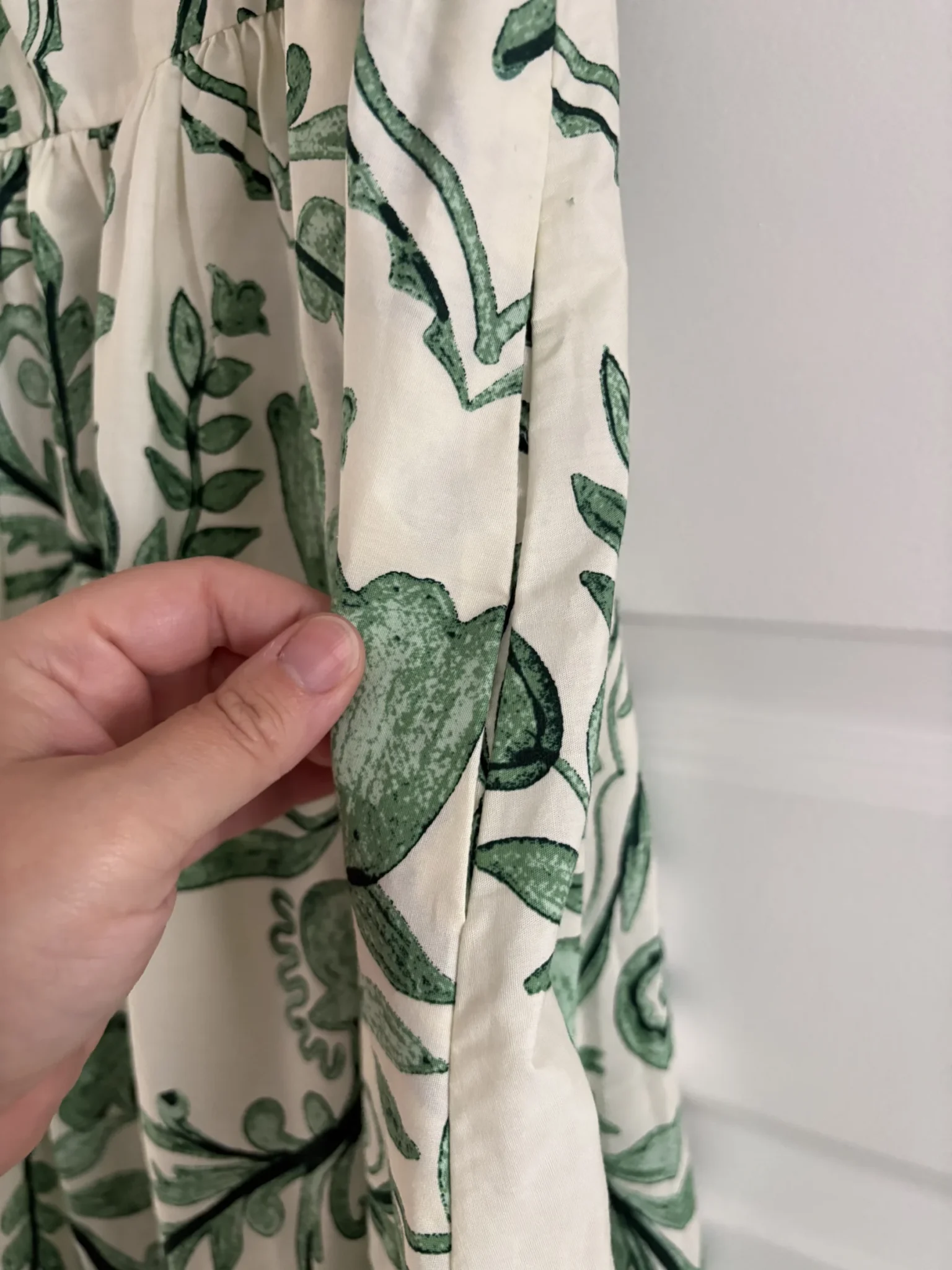 Image for Brand-new green and cream maxi dress by George