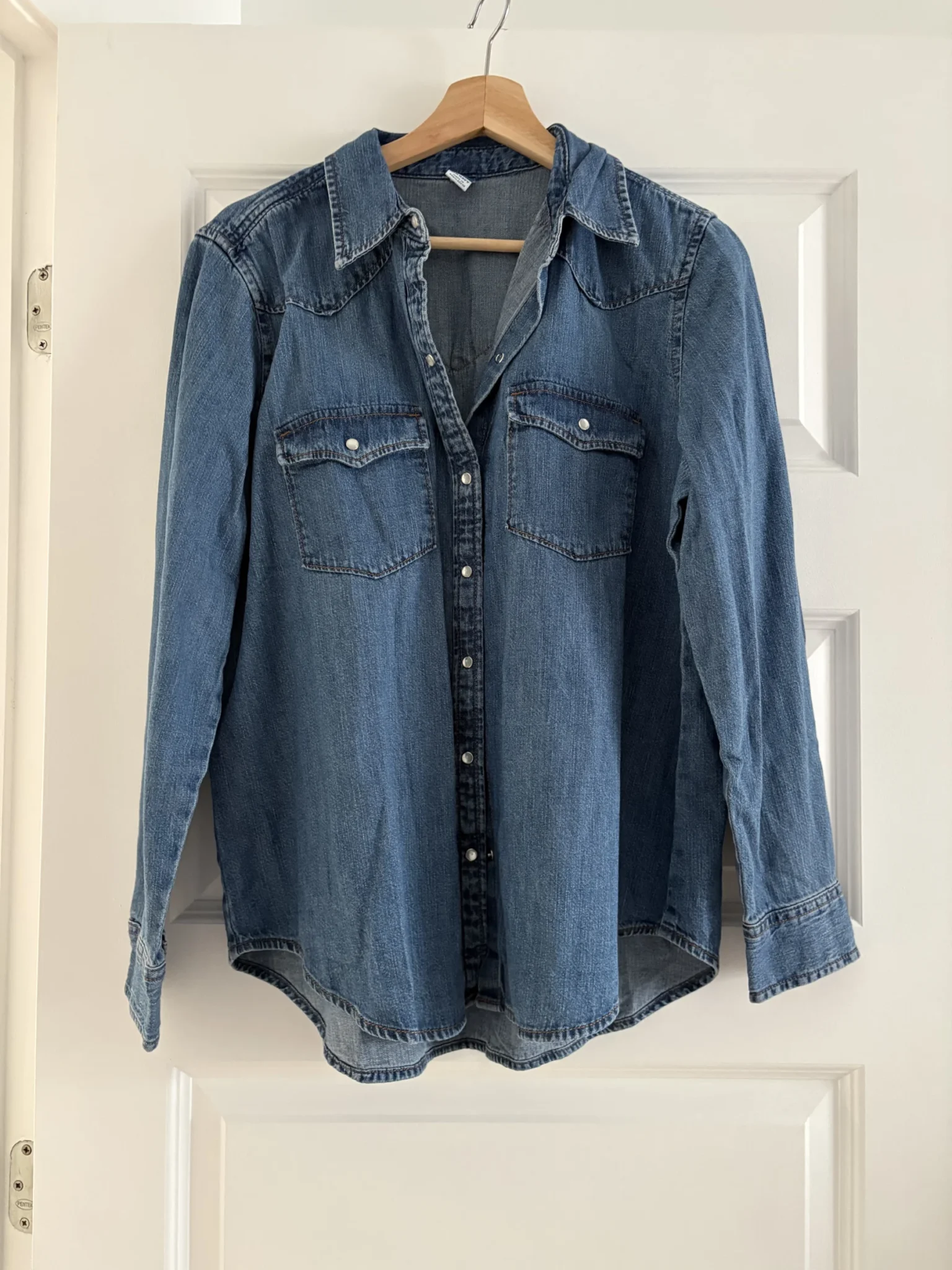 Featured image for Old Navy denim shirt