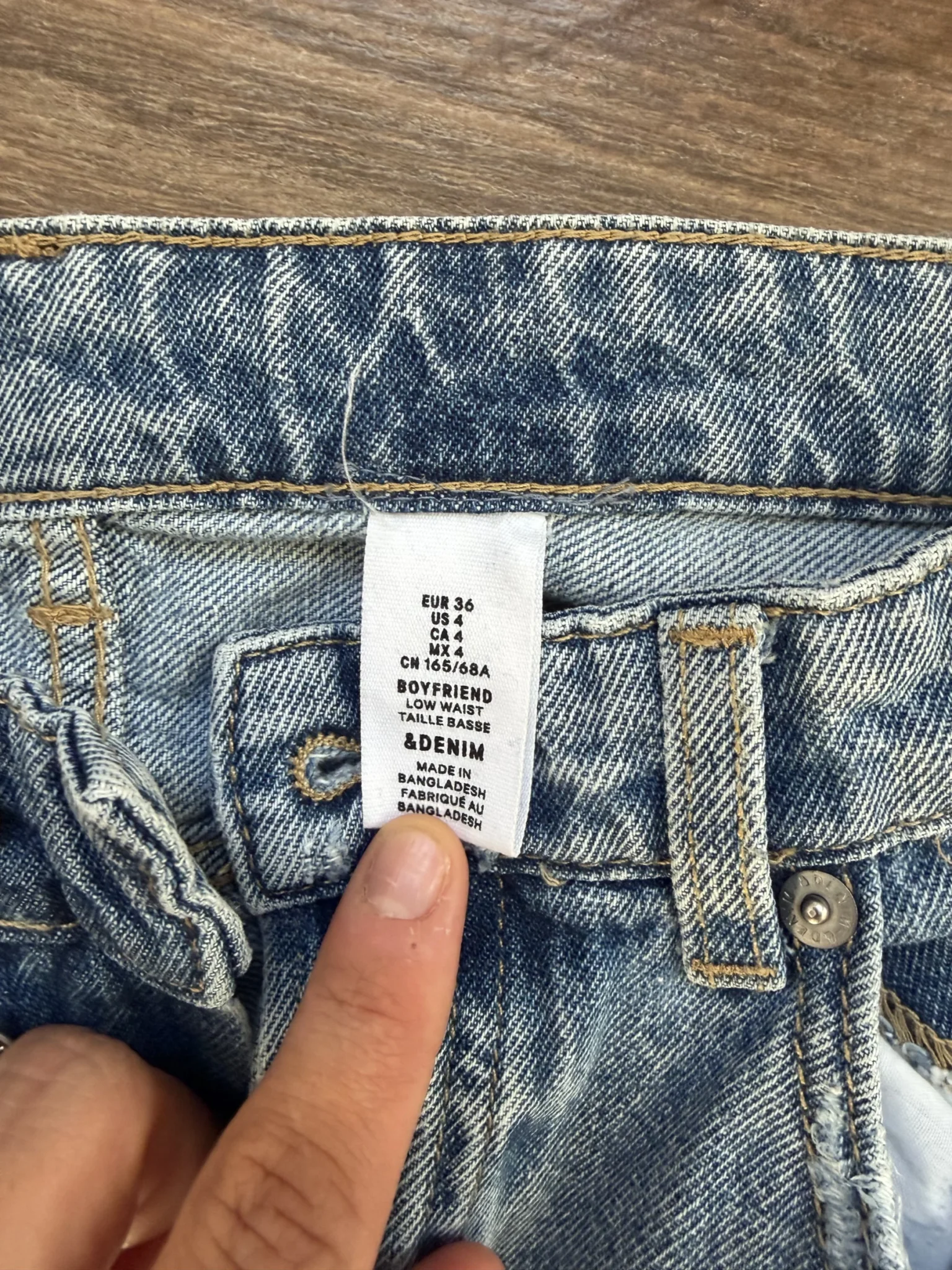 Image for Jeans boyfriend low waist