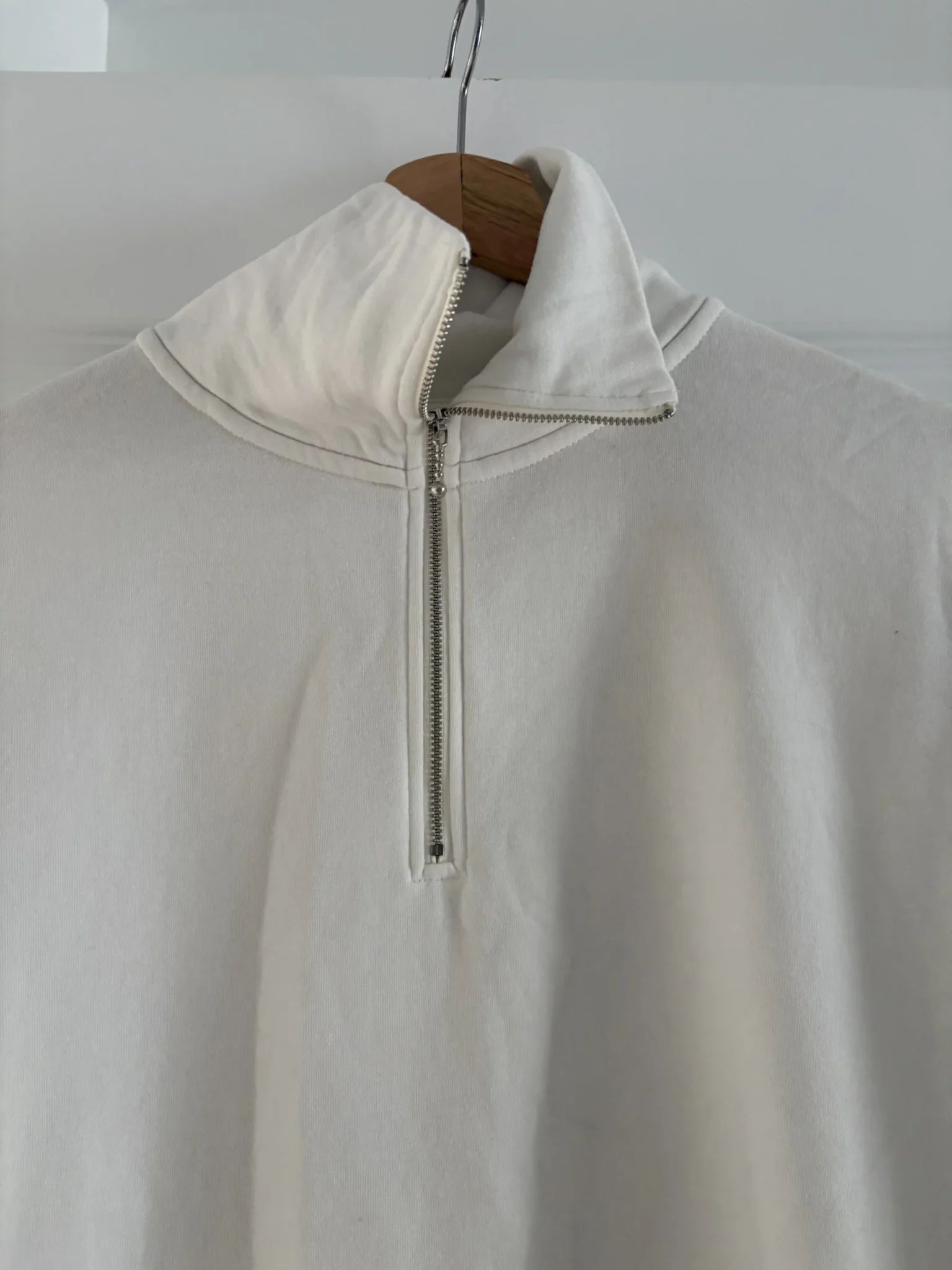 Image for H&M cream-coloured fleece dress