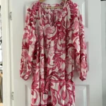 Featured thumbnail for Lightweight pink floral print dress from H&M