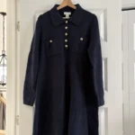 Featured thumbnail for H&M navy blue knitted dress