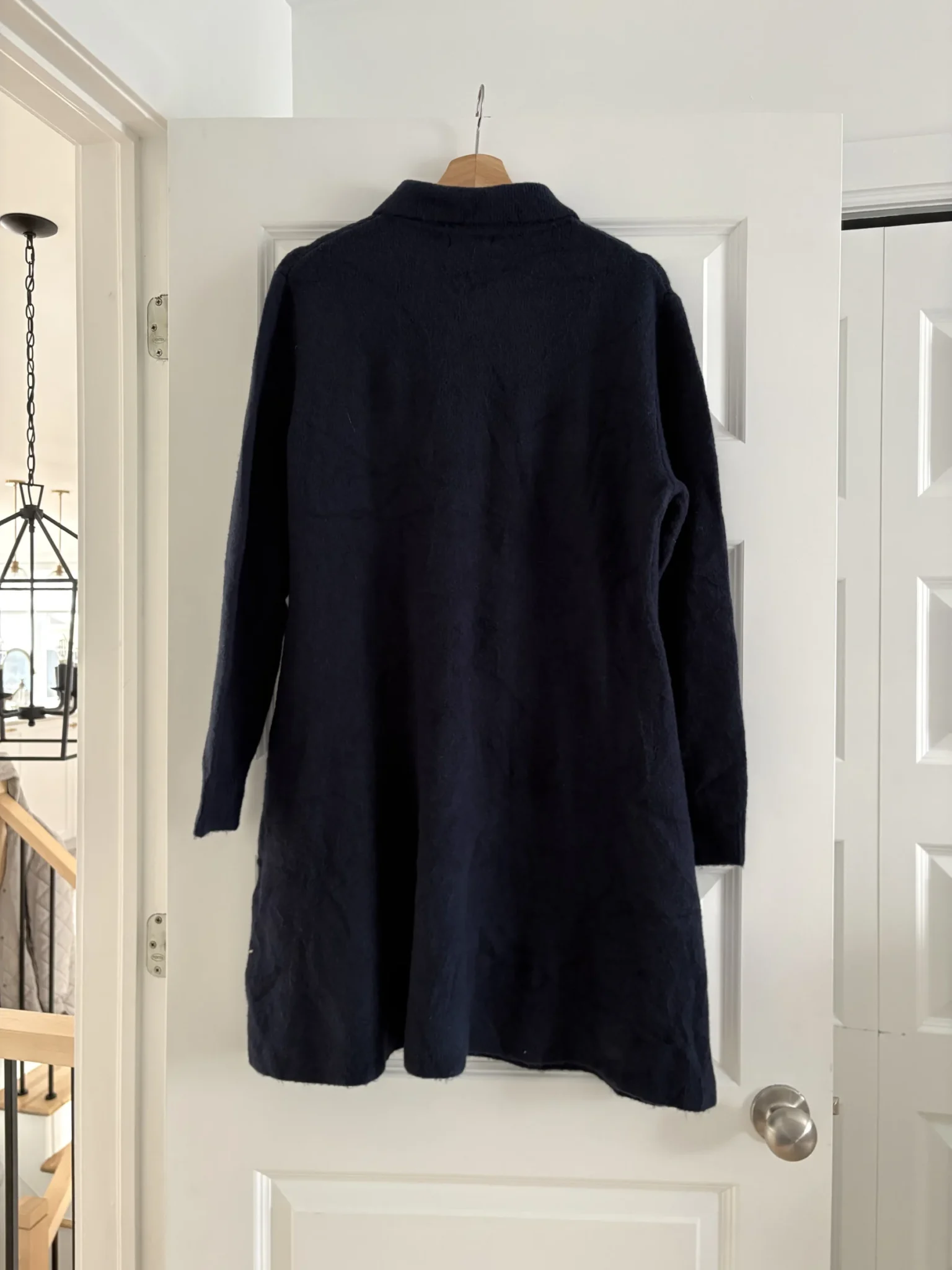 Image for H&M navy blue knitted dress