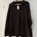Featured thumbnail for Brand-new, oversized chocolate-brown jumper from H&M