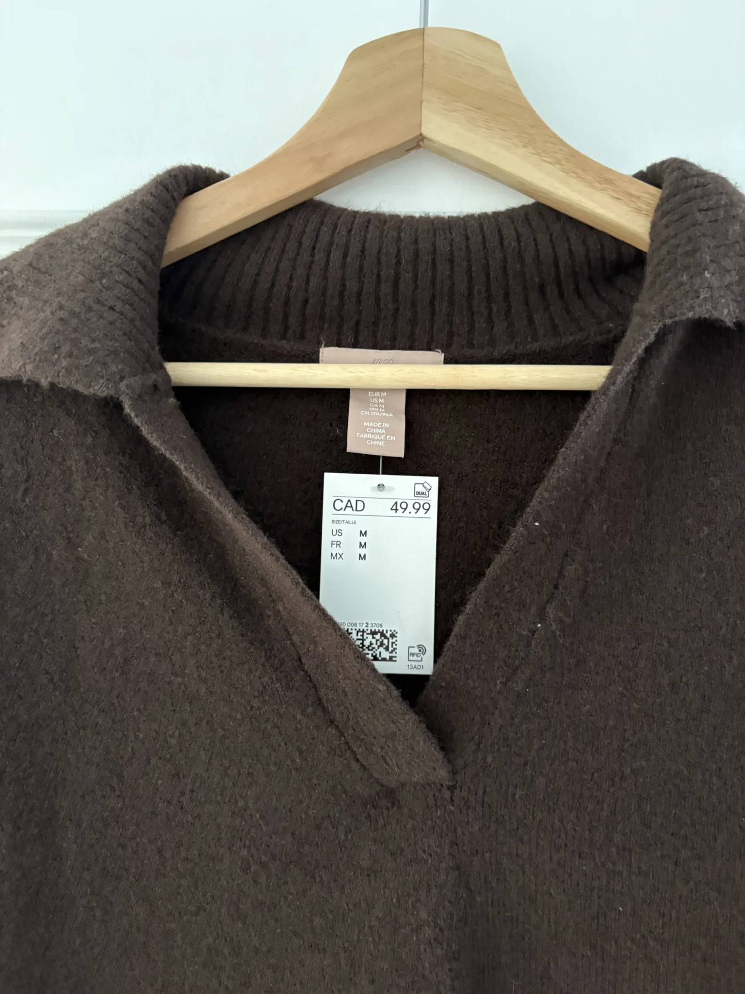 Image for Brand-new, oversized chocolate-brown jumper from H&M
