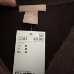 Thumbnail for Brand-new, oversized chocolate-brown jumper from H&M
