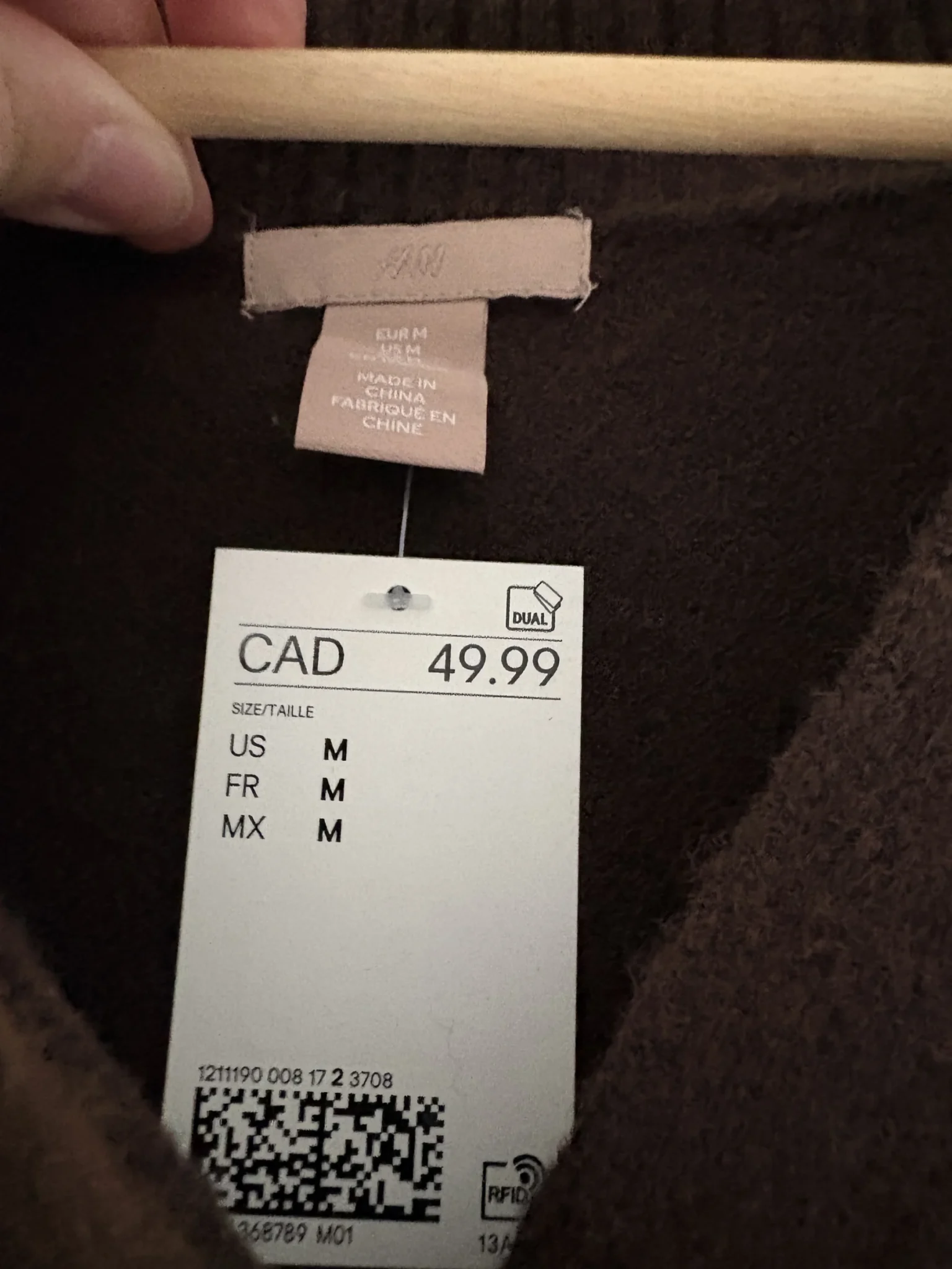 Image for Brand-new, oversized chocolate-brown jumper from H&M