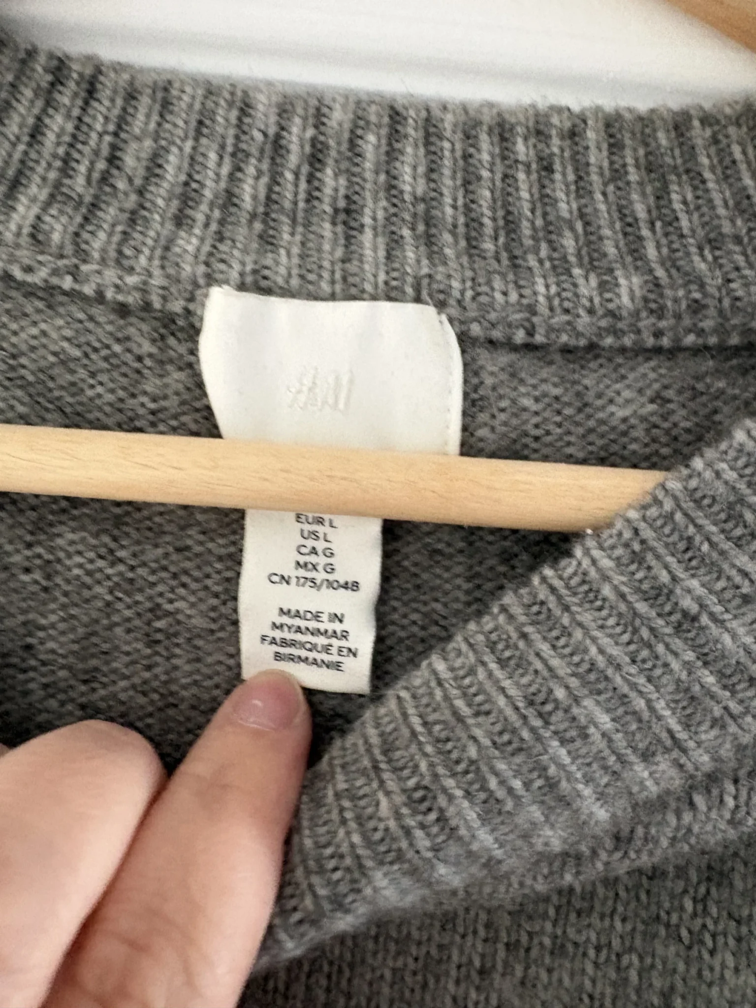 Image for Grey H&M jumper