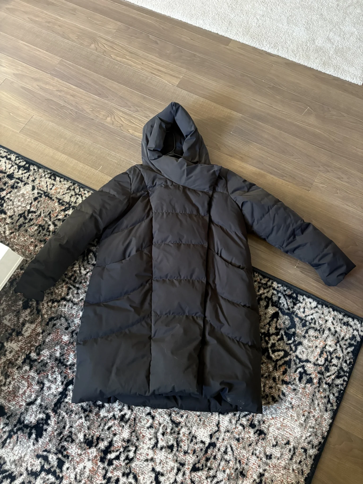 Image for Mountain Warehouse long black winter coat