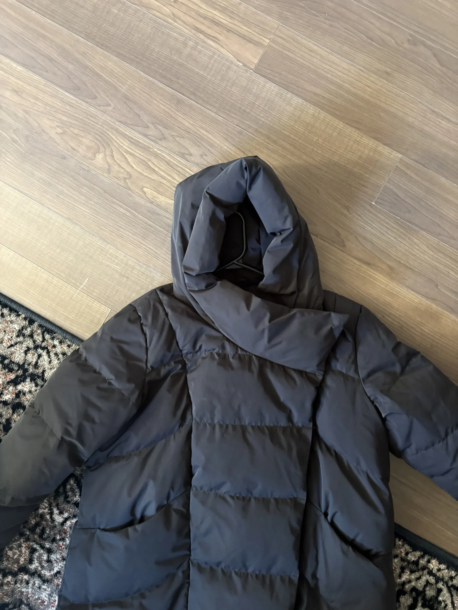 Image for Mountain Warehouse long black winter coat