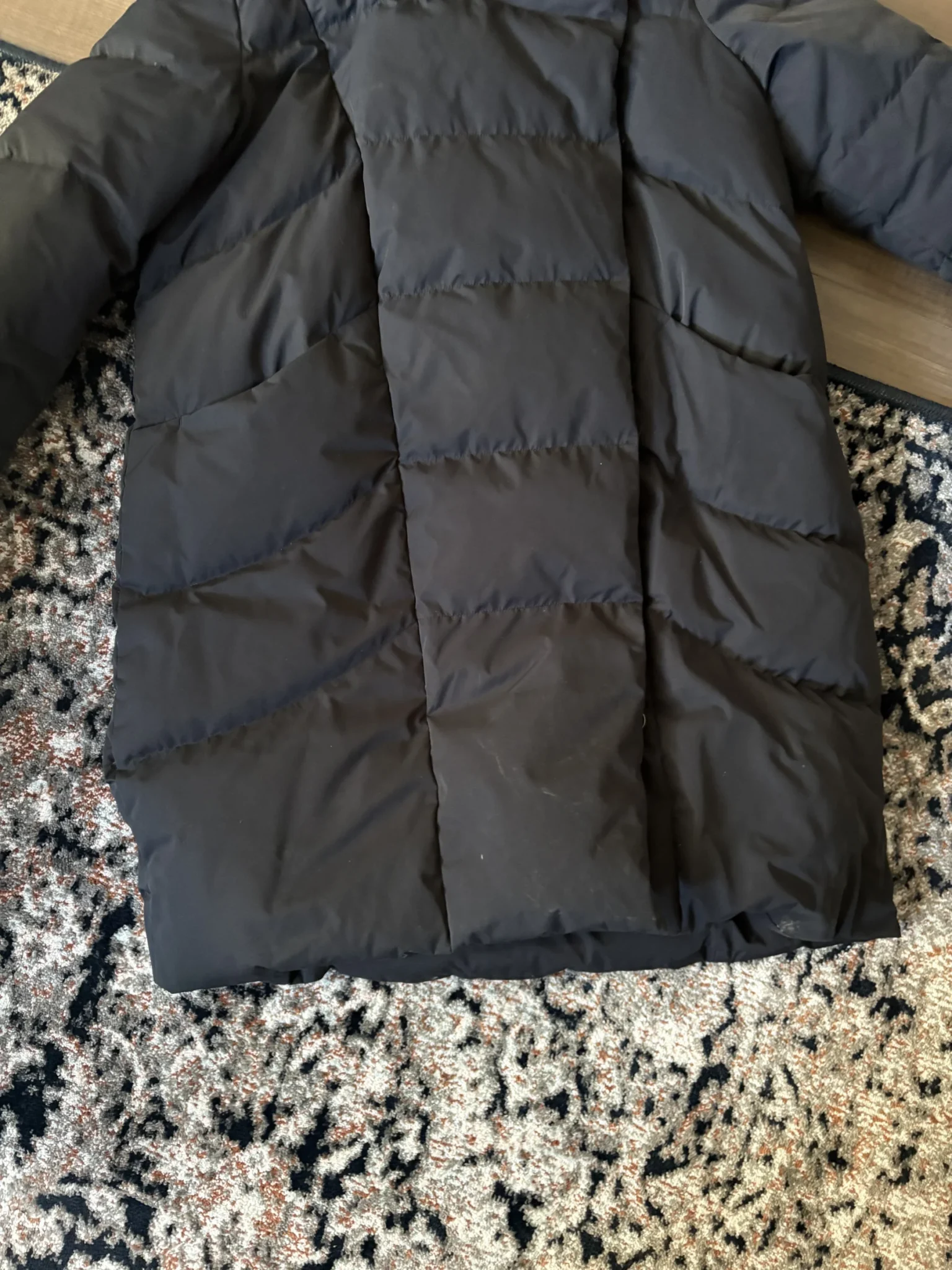 Image for Mountain Warehouse long black winter coat