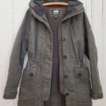 Thumbnail for Roots Olive Green Hooded Winter Coat Utility Parka