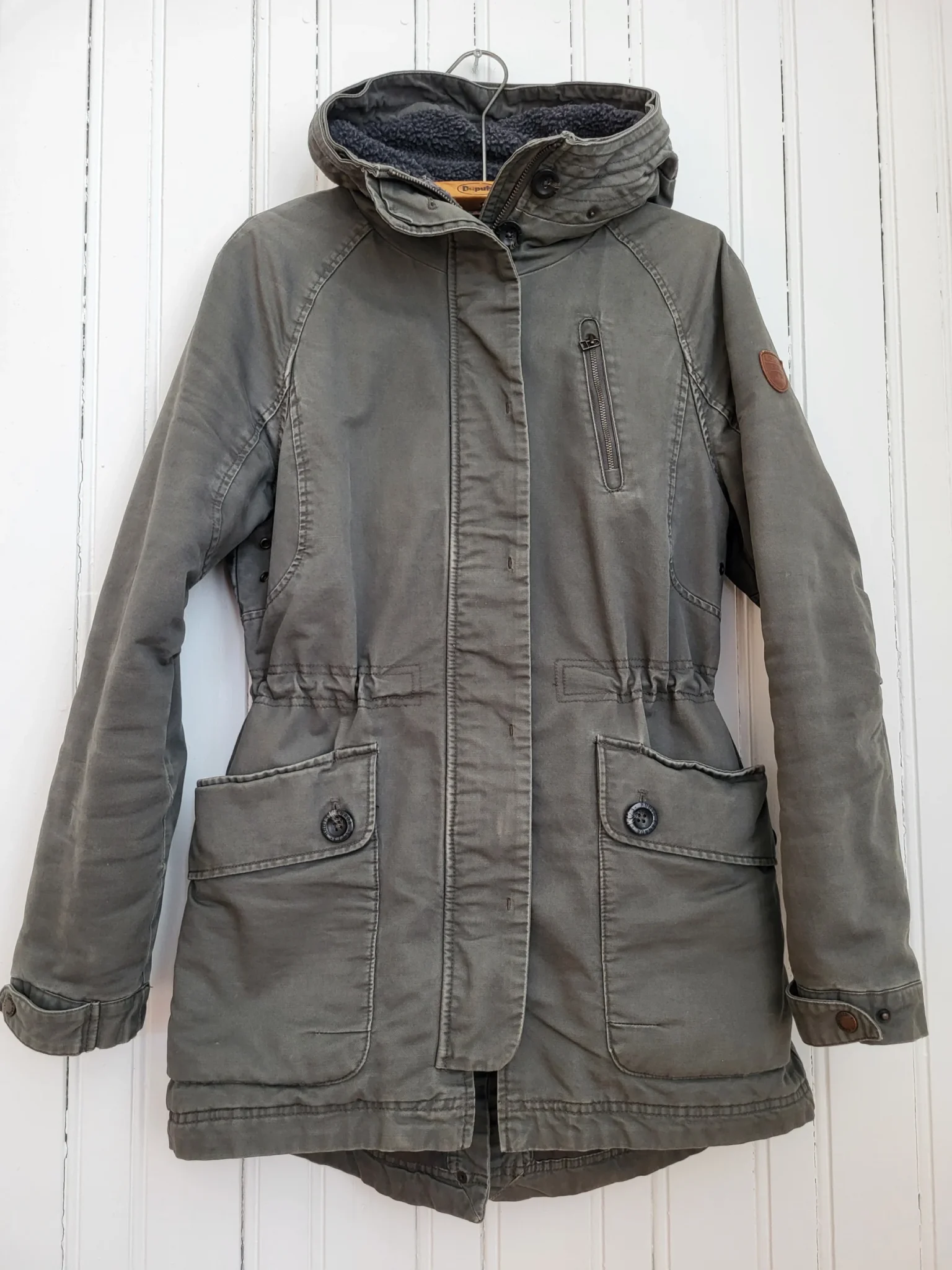 Image for Roots Olive Green Hooded Winter Coat Utility Parka