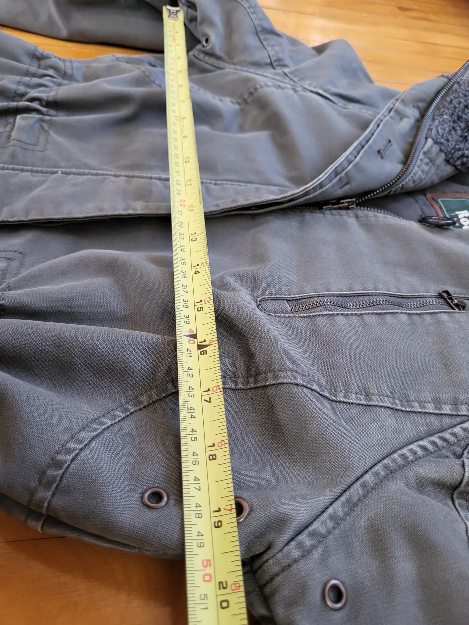 Image for Roots Olive Green Hooded Winter Coat Utility Parka
