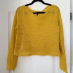 Featured thumbnail for Sarah Pacini yellow knitted jumper, one size