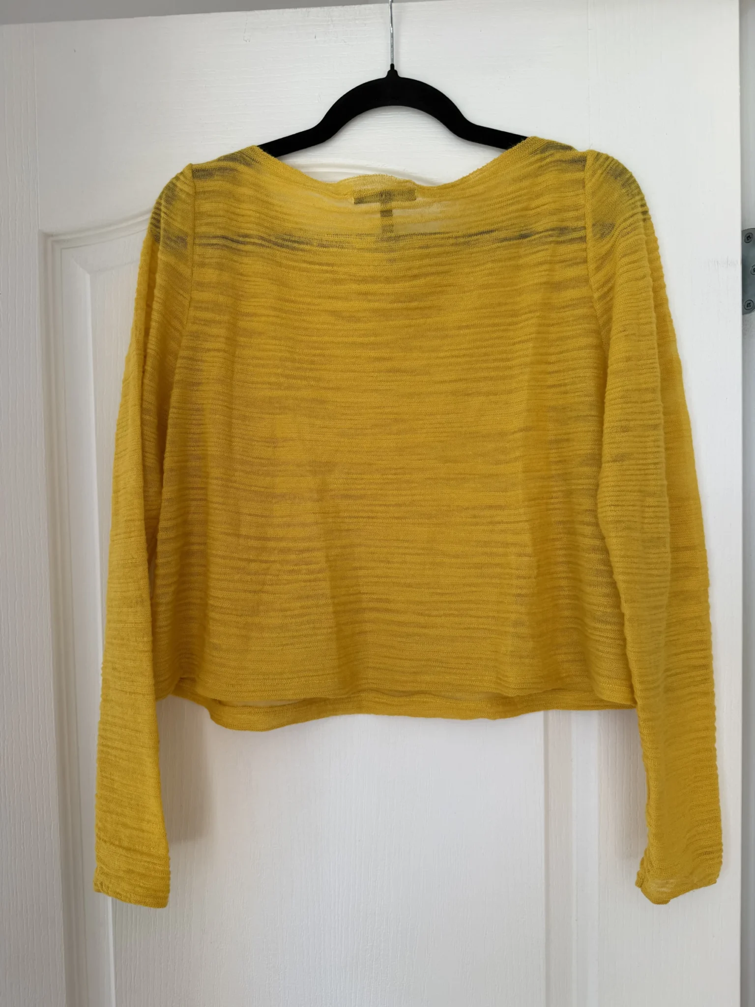 Image for Sarah Pacini yellow knitted jumper, one size