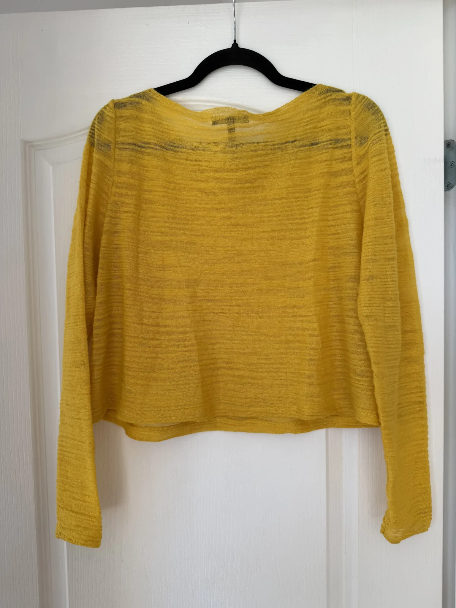 Image for Sarah Pacini yellow knitted jumper, one size
