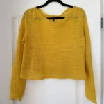 Thumbnail for Sarah Pacini yellow knitted jumper, one size