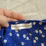 Thumbnail for Faithfull the Brand blue and white floral dress, size L