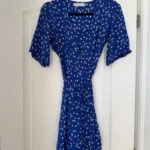 Thumbnail for Faithfull the Brand blue and white floral dress, size L
