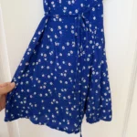 Thumbnail for Faithfull the Brand blue and white floral dress, size L