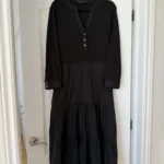 Featured thumbnail for Veronica Beard Jeans dress, size L, black