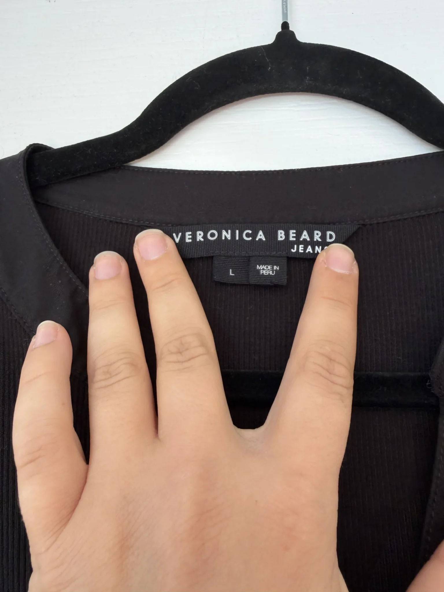 Image for Veronica Beard Jeans dress, size L, black