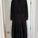 Thumbnail for Veronica Beard Jeans dress, size L, black