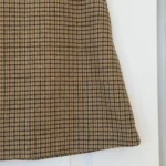 Thumbnail for Jupe Wilfred en laine à carreaux marron moutarde taille 8