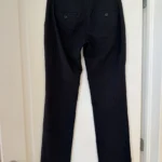 Thumbnail for Pantalon Theory en laine taille 0 bleu marine rayé blanc
