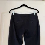 Thumbnail for Pantalon Theory en laine taille 0 bleu marine rayé blanc
