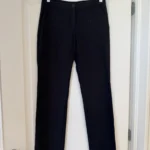 Thumbnail for Pantalon Theory en laine taille 0 bleu marine rayé blanc