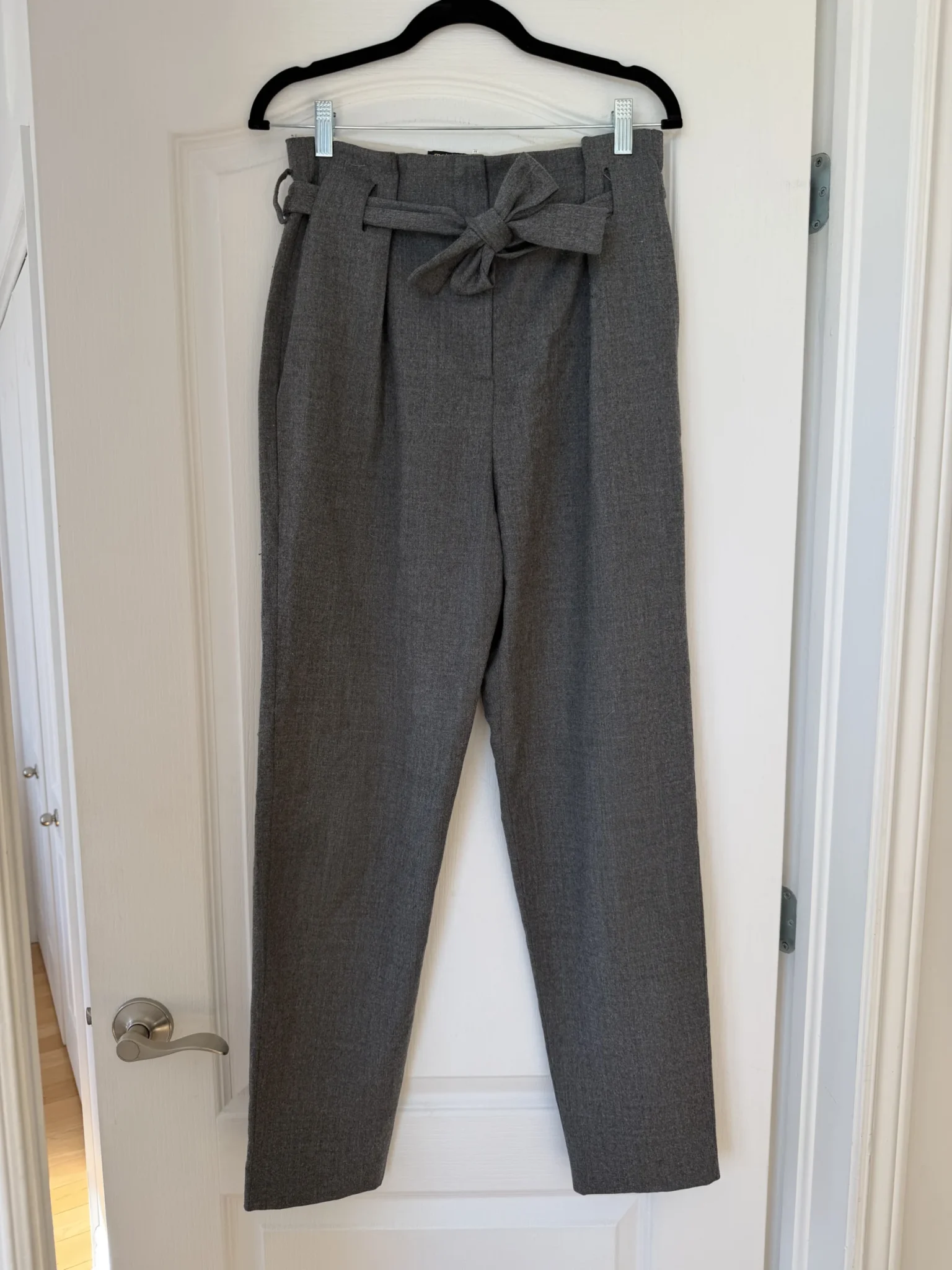 Featured image for Pantalon Maje en laine taille 36 gris
