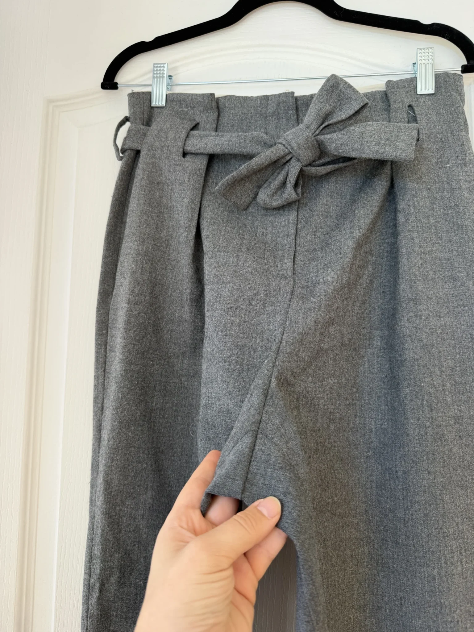 Image for Pantalon Maje en laine taille 36 gris